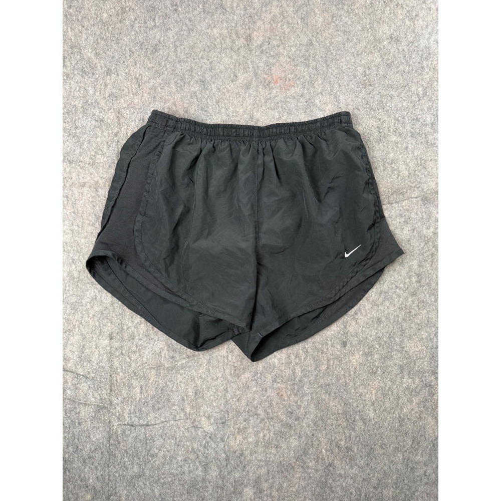 Nike Dri-FIT Womens Black Running Shorts Size Small‎ Mesh Trim Athletic Gym